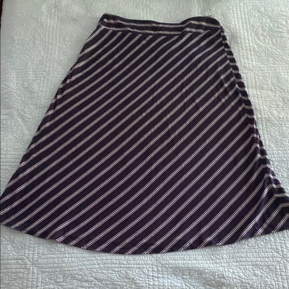 Talbots Dresses & Skirts - Talbots Navy and White Striped Maxi Skirt